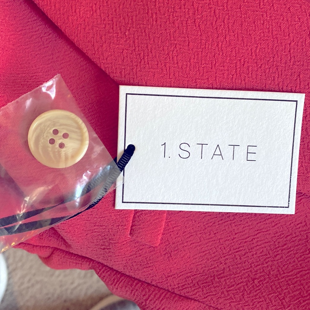 Pink One-Button Blazer- 1.State - Picture 4 of 4